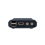 2-Port USB 4K HDMI Cable KVM Switch with Remote Port Selector  CS22H