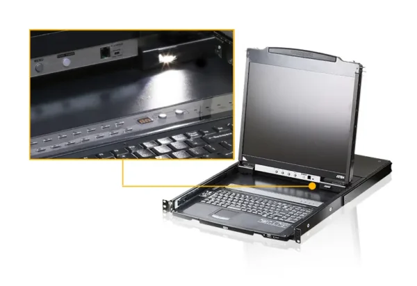 Dual Rail LCD Console (PS/2-USB, VGA) CL5800