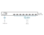 8-Port PS/2-USB VGA Single Rail LCD KVM Switch