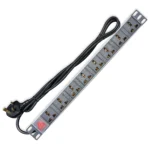 HK Line 8 port PDU 19 inch rack mount