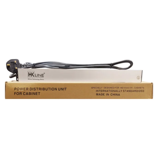 HK Line 8 port PDU 19 inch rack mount