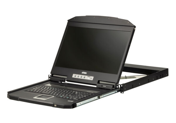 Ultra Short Depth Single Rail WideScreen LCD Console (USB, HDMI)  CL3700