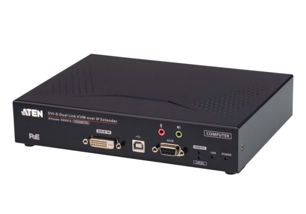 2K DVI-D Dual Link KVM over IP Transmitter with PoE - KE6912T