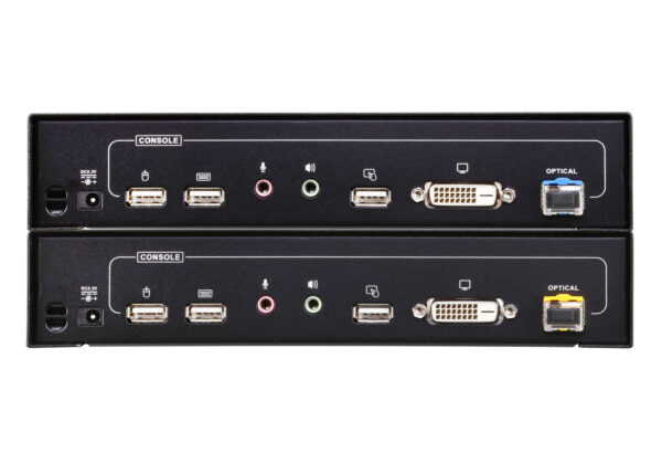 USB DVI Optical KVM Extender (1920 x 1200@600m) - CE680