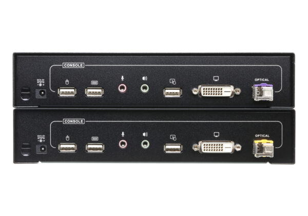 USB DVI Optical KVM Extender (1920 x 1200@20km) - CE690