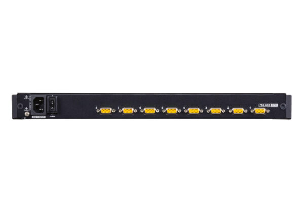 8-Port PS/2-USB VGA Single Rail LCD KVM Switch - CL1308