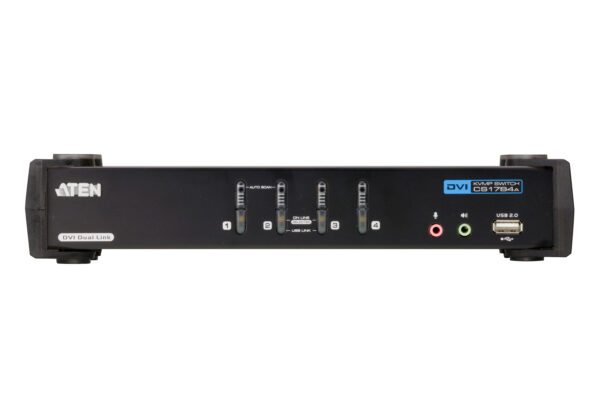 4-Port USB DVI Dual Link/Audio KVMP™ Switch - CS1784A