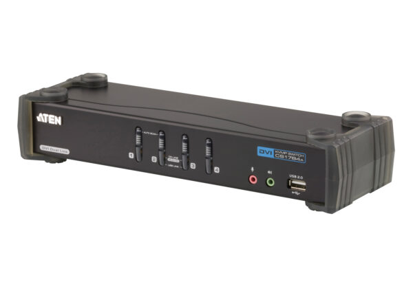 4-Port USB DVI Dual Link/Audio KVMP™ Switch - CS1784A