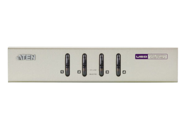 4-Port USB VGA/Audio KVM Switch - CS74U