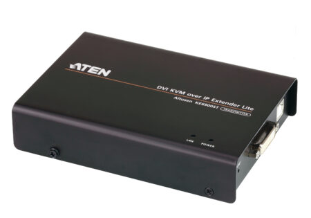 USB DVI-D Single Display Slim KVM Over IP Transmitter - KE6900ST
