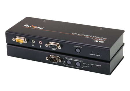 PS/2 VGA/Audio Cat 5 KVM Extender (1600 x 1200@150m) - CE350