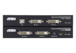USB DVI Dual View HDBaseT™ 2.0 KVM Extender (1920 x 1200 @100 m) - CE624