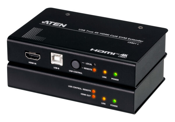 USB True 4K HDMI Cat 6 KVM Extender (4K @ 70 m / FHD @ 100 m) - CE801