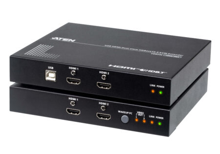 USB HDMI Dual View HDBaseT™ 2.0 KVM Extender (4K@100m for Single View) - CE824