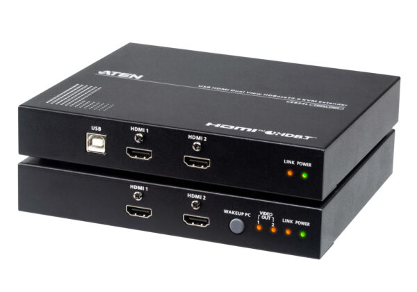 USB HDMI Dual View HDBaseT™ 2.0 KVM Extender (4K@100m for Single View) - CE824