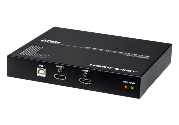 USB HDMI Dual View HDBaseT™ 2.0 KVM Extender (4K@100m for Single View) - CE824