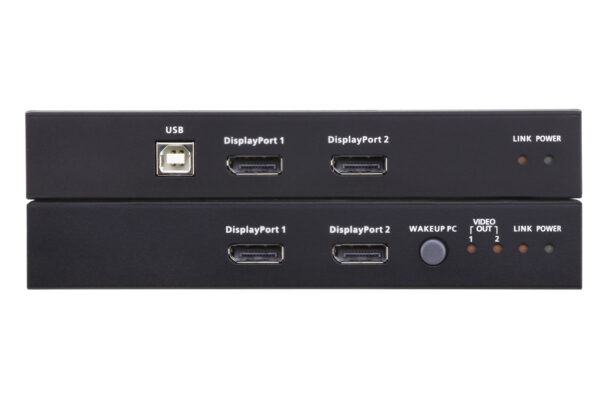 USB DisplayPort Dual View HDBaseT™ 2.0 KVM Extender (4K@100m for Single View) - CE924