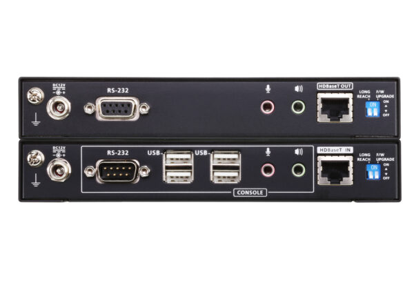 USB DisplayPort Dual View HDBaseT™ 2.0 KVM Extender (4K@100m for Single View) - CE924