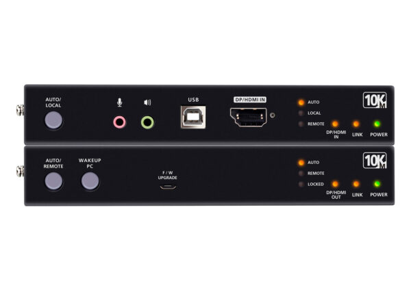 USB True 4K DisplayPort/HDMI Optical KVM Extender (True 4K @ 10 km) - CE990