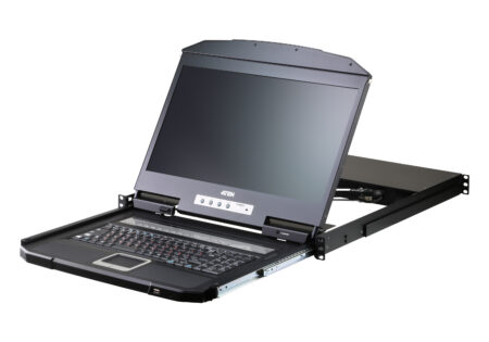 16-Port PS/2-USB VGA Single Rail WideScreen LCD KVM Switch - CL3116