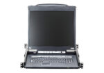 1-Local/Remote Shared Access 16-Port PS/2-USB VGA Single Rail LCD KVM over IP switch - CL5716I