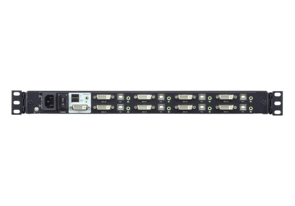 8-Port USB DVI Single Rail WideScreen LCD KVM Switch - CL6708MW