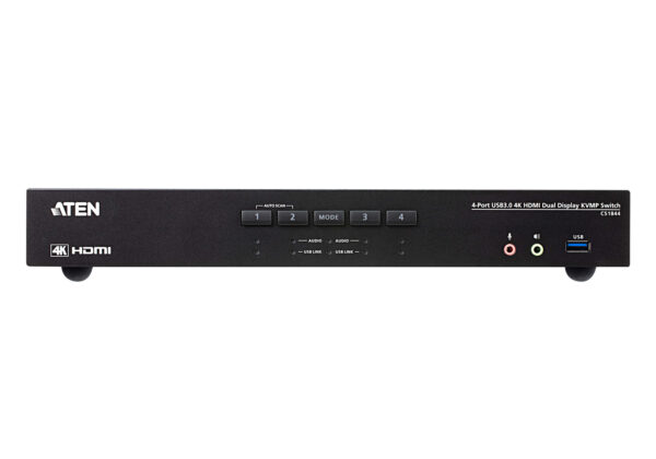 4-Port USB 3.0 4K HDMI Dual Display KVMP™ Switch - CS1844