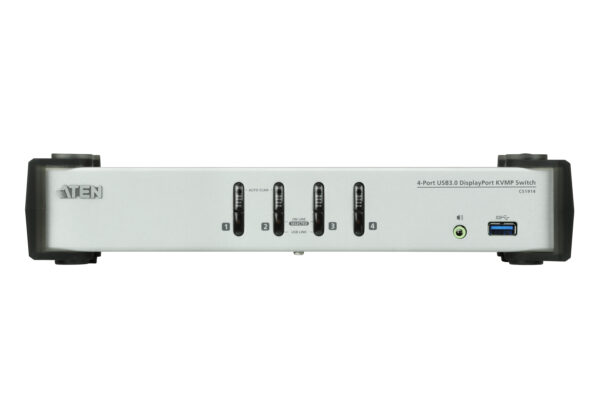 4-Port USB 3.0 DisplayPort KVMP™ Switch (Cables included) - CS1914