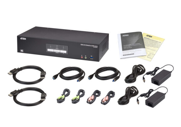 2-Port USB 3.0 4K DisplayPort KVMP™ Switch for ATC - CS1922ATC