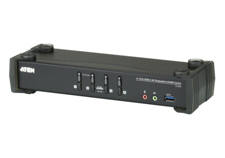 4-Port USB 3.0 4K DisplayPort KVMP™ Switch (Cables included) - CS1924