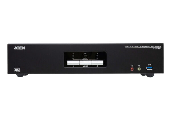 2-Port USB 3.0 4K DisplayPort Dual Display KVMP™ Switch for ATC - CS1942ATC