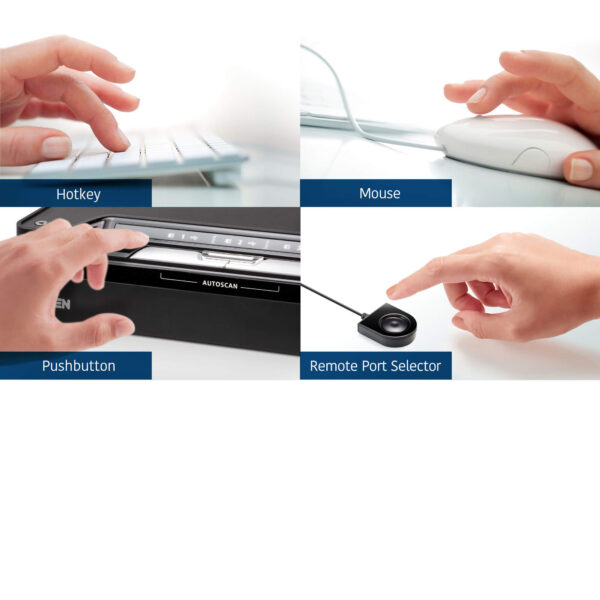 3-Port USB-C DisplayPort Hybrid KVMP™ Switch - CS1953