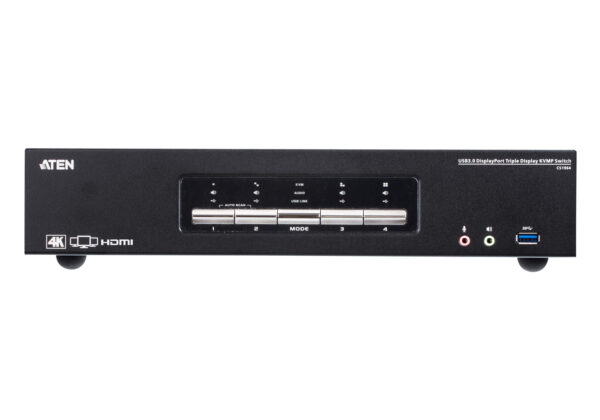 4-Port USB3.0 4K DisplayPort Triple Display KVMP™ Switch - CS1964
