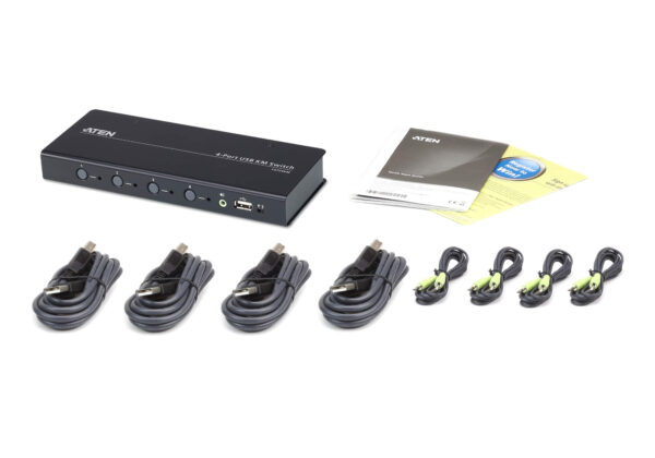 4-port USB Boundless KM Switch (Cables included) - CS724KM