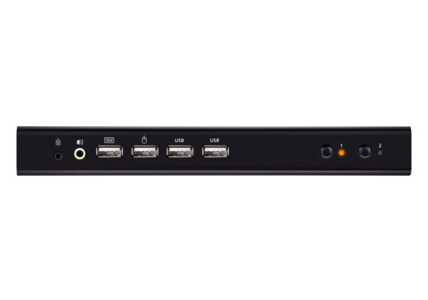 2-Port USB 4K HDMI Dual-Display KVMP™ Switch (Cables included) - CS742H