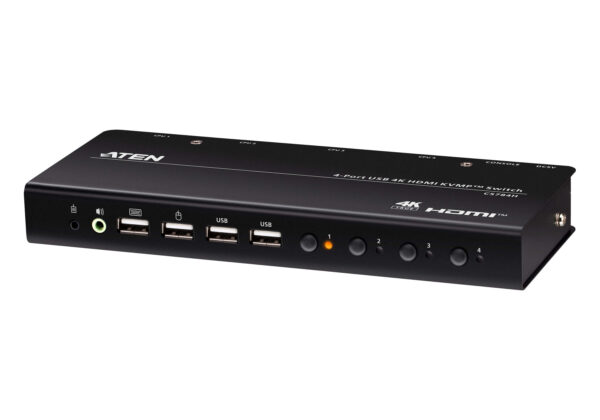 4-Port USB 4K HDMI KVMP™ Switch (Cables included) - CS784H