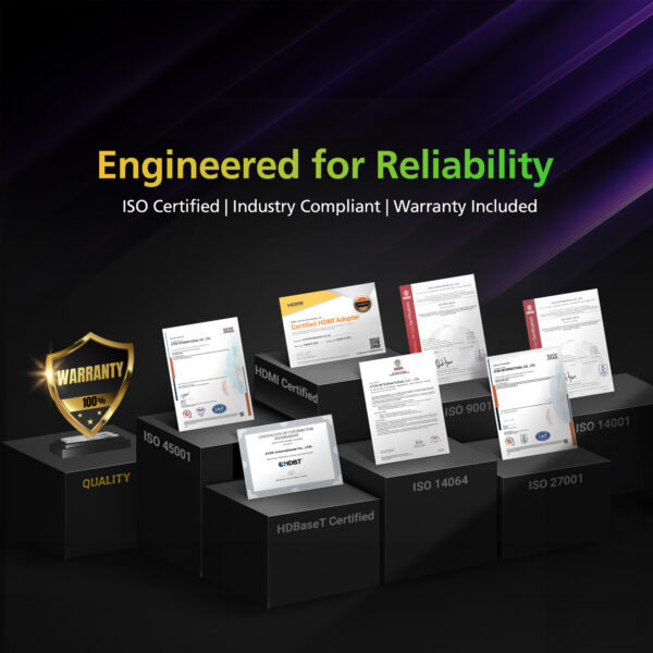 4-Port USB 4K HDMI KVMP™ Switch (Cables included) - CS784H