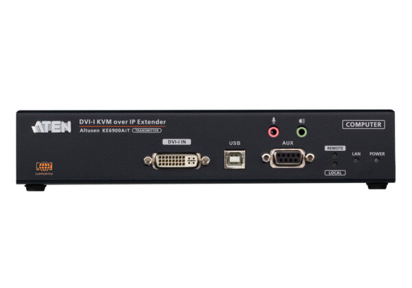 DVI-I Single Display KVM over IP Transmitter with Internet Access - KE6900AiT
