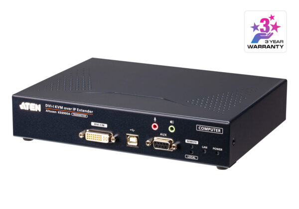 DVI-I Single Display KVM over IP Transmitter - KE6900AT