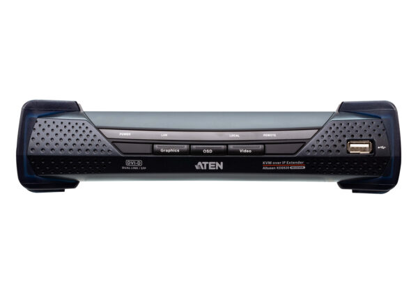 2K DVI-D Dual-Link KVM over IP Receiver with Dual SFP - KE6920R