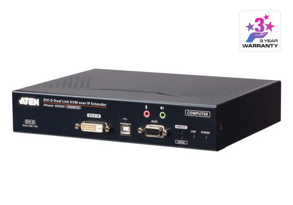 2K DVI-D Dual-Link KVM over IP Transmitter with Dual SFP - KE6920T