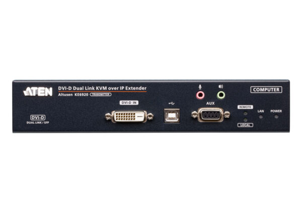 2K DVI-D Dual-Link KVM over IP Transmitter with Dual SFP - KE6920T