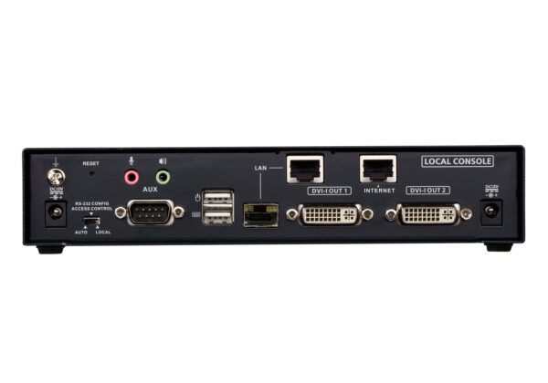 DVI-I Dual Display KVM over IP Transmitter with Internet Access - KE6940AiT