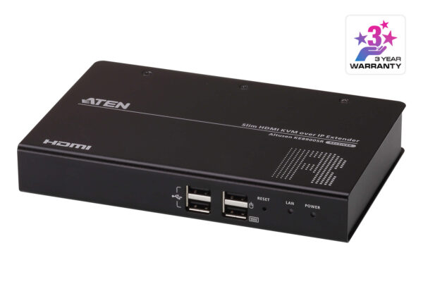 Slim HDMI Single Display KVM over IP Receiver - KE8900SR