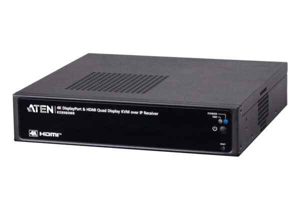 4K Quad-Display KVM over IP Multi-View Receiver - KE8980MR
