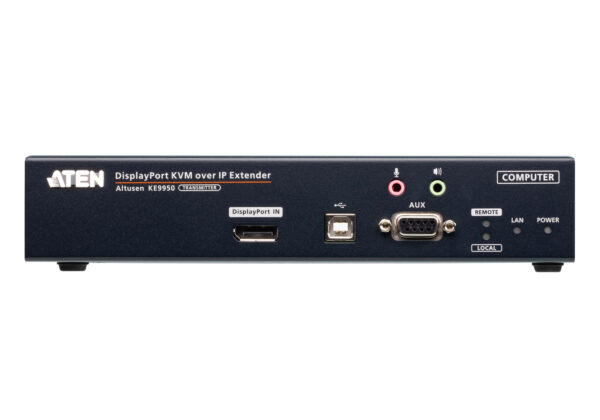 4K DisplayPort Single Display KVM over IP Transmitter - KE9950T