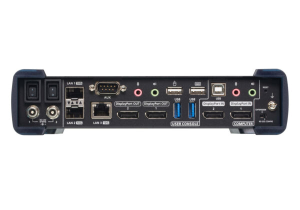 5K DisplayPort Dual Display KVM over IP Receiver  - KX9980R