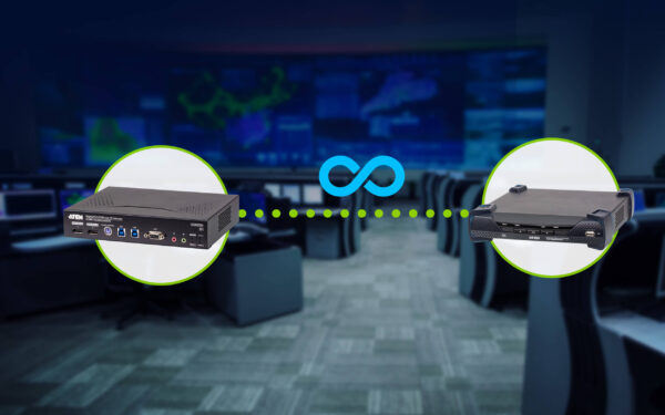 5K DisplayPort Dual Display KVM over IP Transmitter - KX9980T