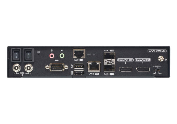 5K DisplayPort Dual Display KVM over IP Transmitter - KX9980T