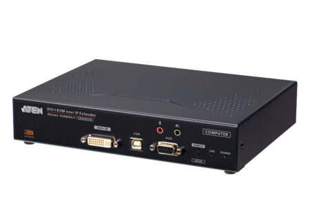 DVI-I Single Display KVM over IP Transmitter with Internet Access - KE6900AiT